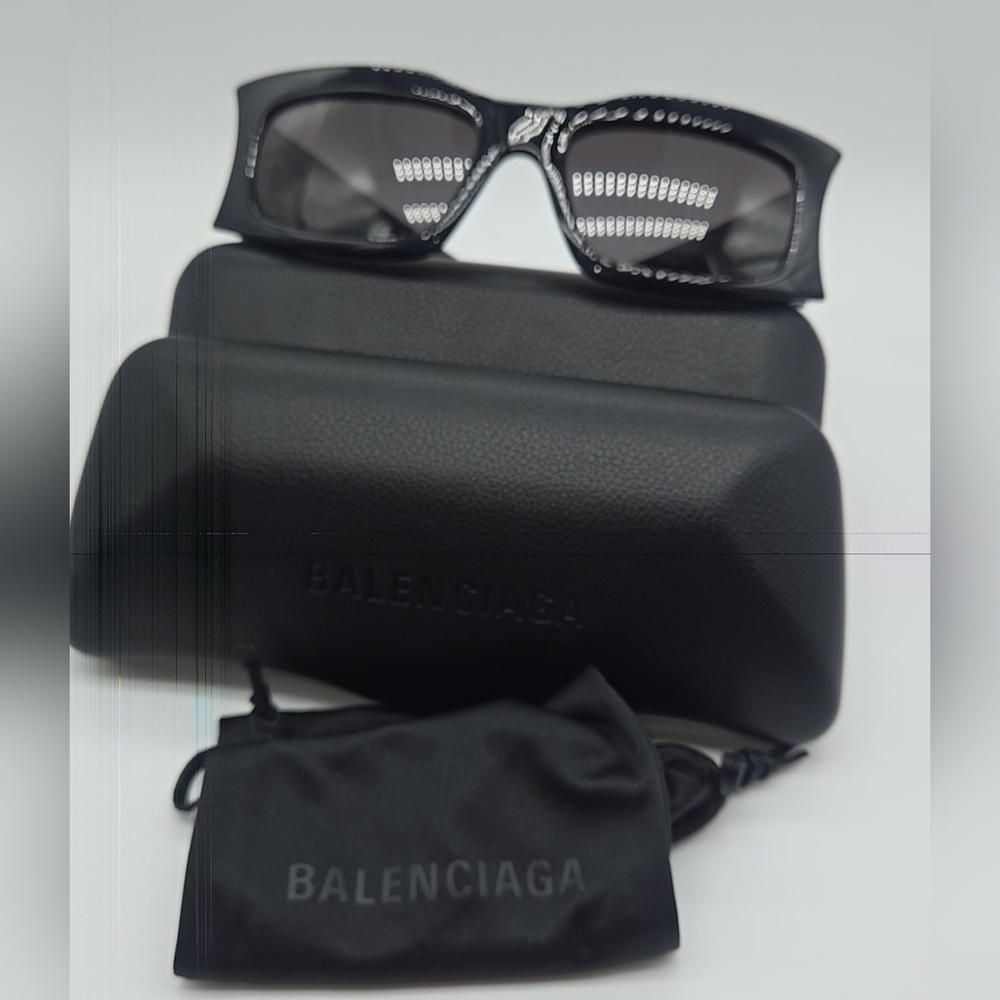 Balenciaga Black BB0291S Sunglasses with Case